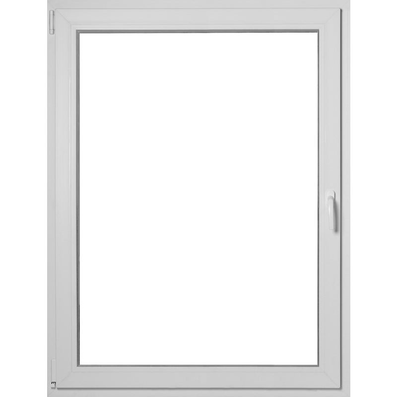 Okno PCV 3-szybowe fasadowe MD85 O33 białe 1165x1435 mm rozwierno-uchylne lewe