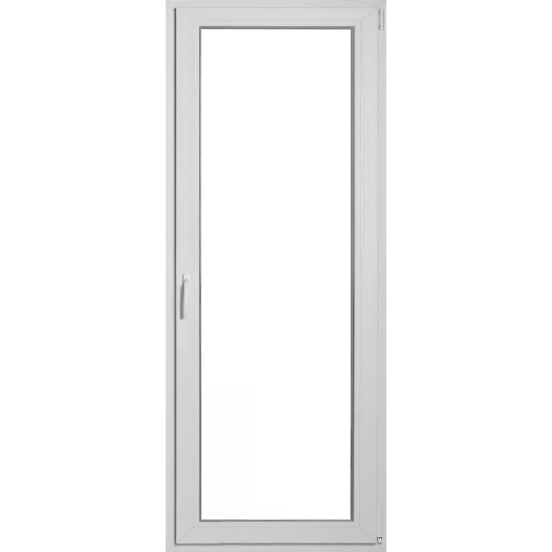 Okno PCV 3-szybowe balkonowe białe MD85 OB7 865x2295 mm rozwierno-uchylne prawe