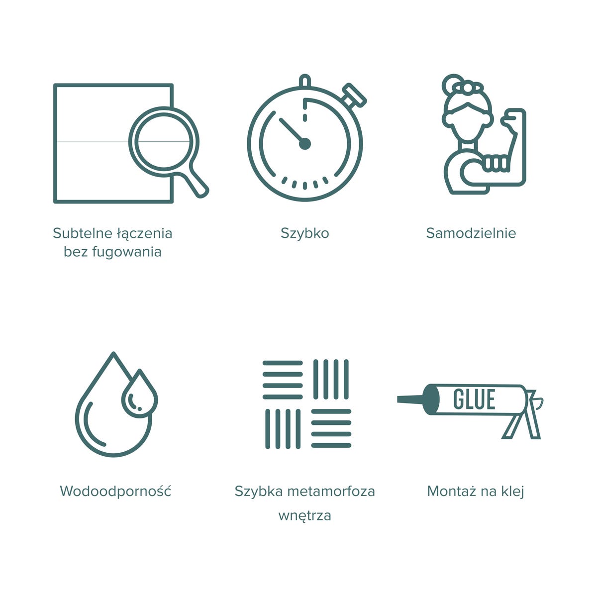 Panele ścienne SPC winylowe Calaca Nero 120x265 cm