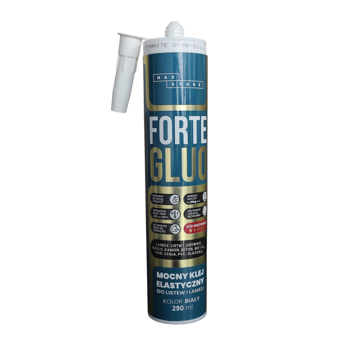 Max Stone Klej do listew i lameli Forte Gluo 290 ml