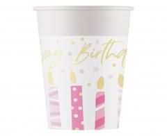 Kubeczki papierowe Birthday Candles Fsc 200ml