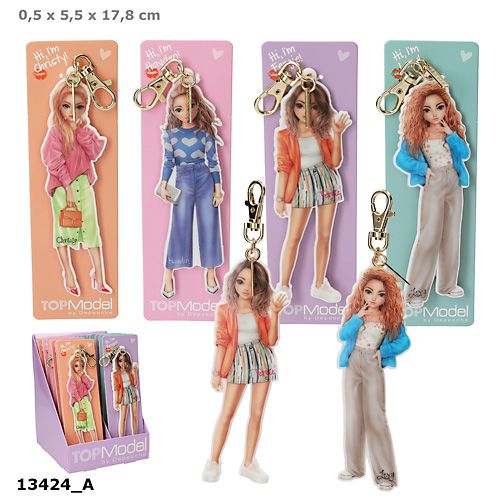 Breloczek modelka Top Model 1szt. mix 13424a
