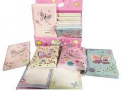 Notes z Motylem 19x13cm Mix