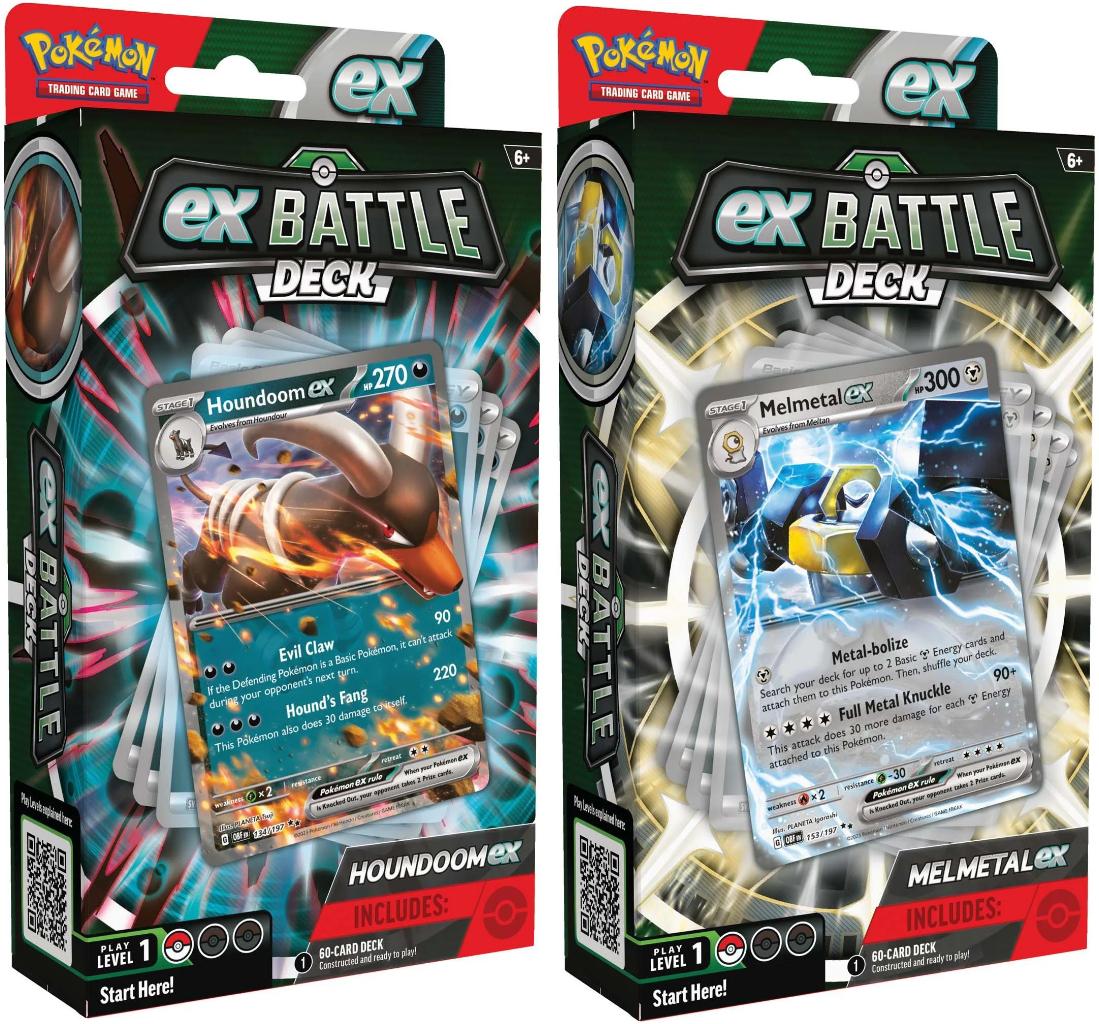 Pokemon TCG: Ex Battle Deck - Melmetal ex and Houndoom ex mix - karty