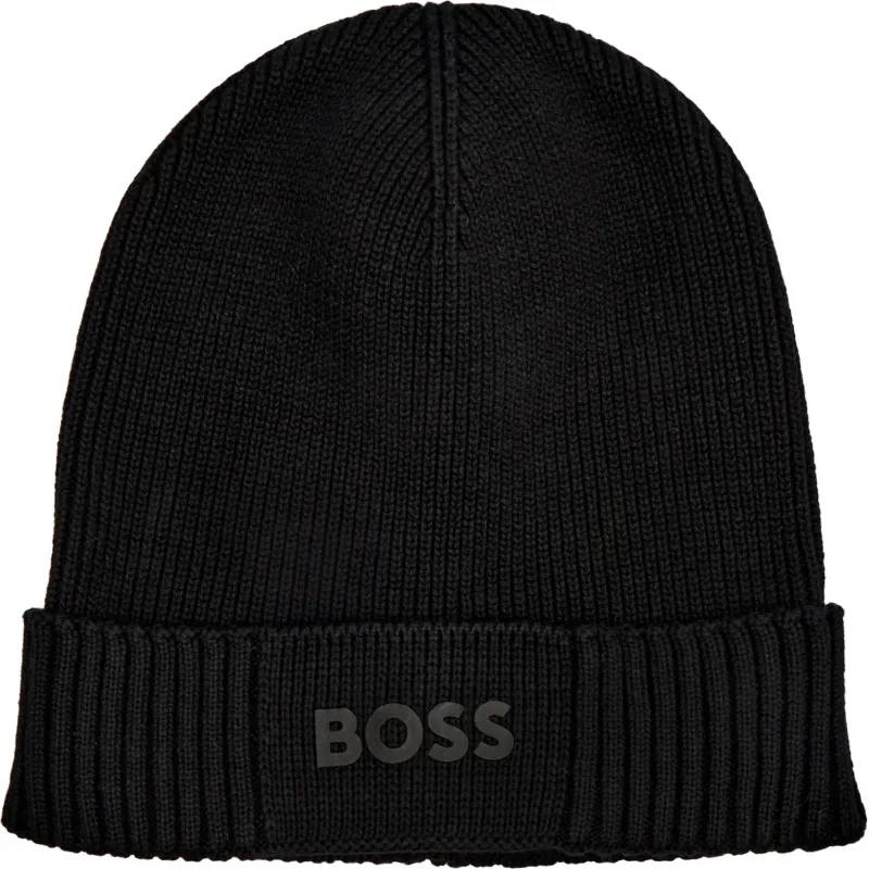 BOSS GREEN Czapka Asic Beanie X z dodatkiem wełny