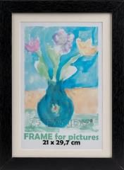 Ramka drewniana Paint czarna 25,5x34x5cm