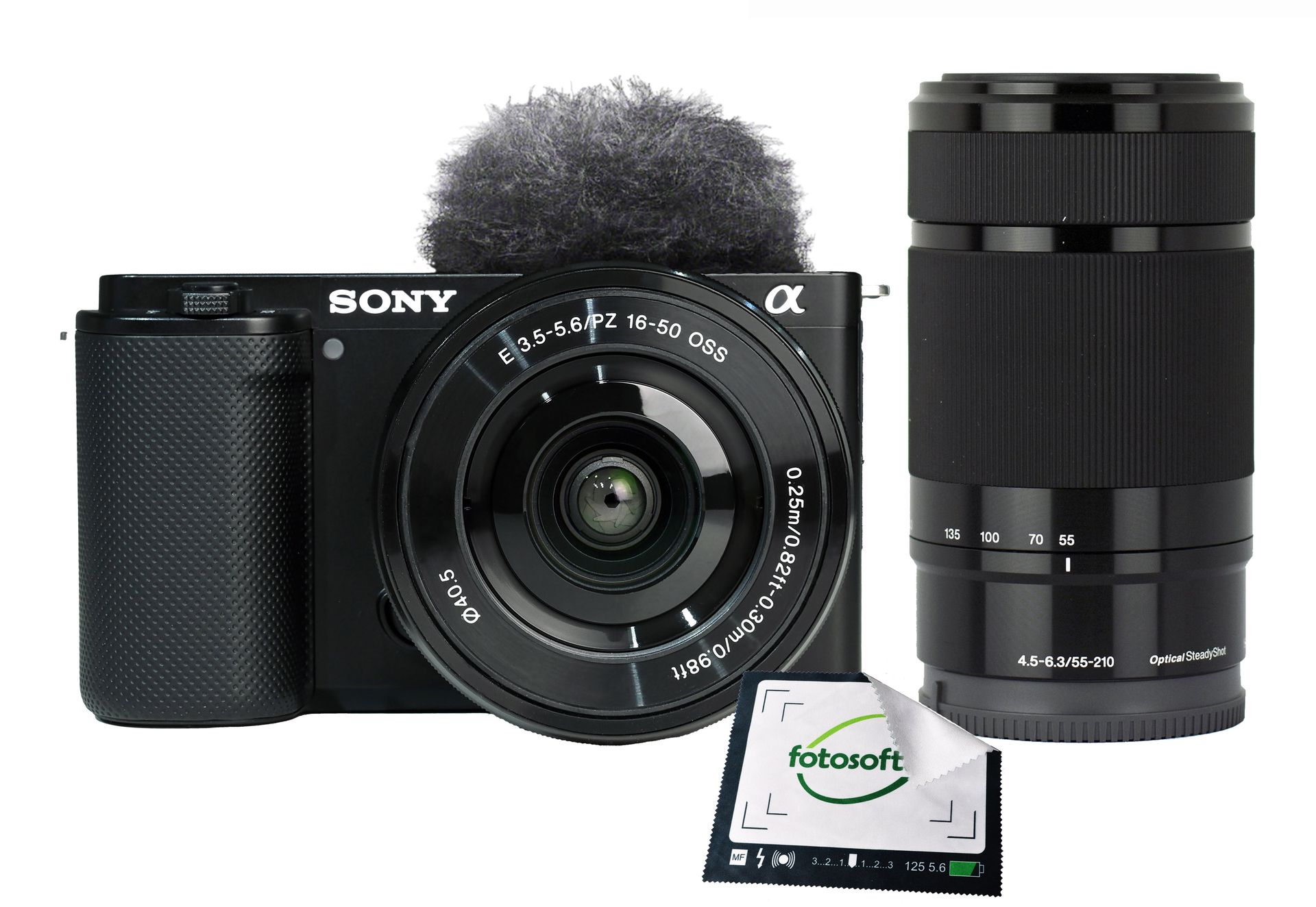 Sony ZV-E10 + 16-50mm OSS +E 55-210 OSS