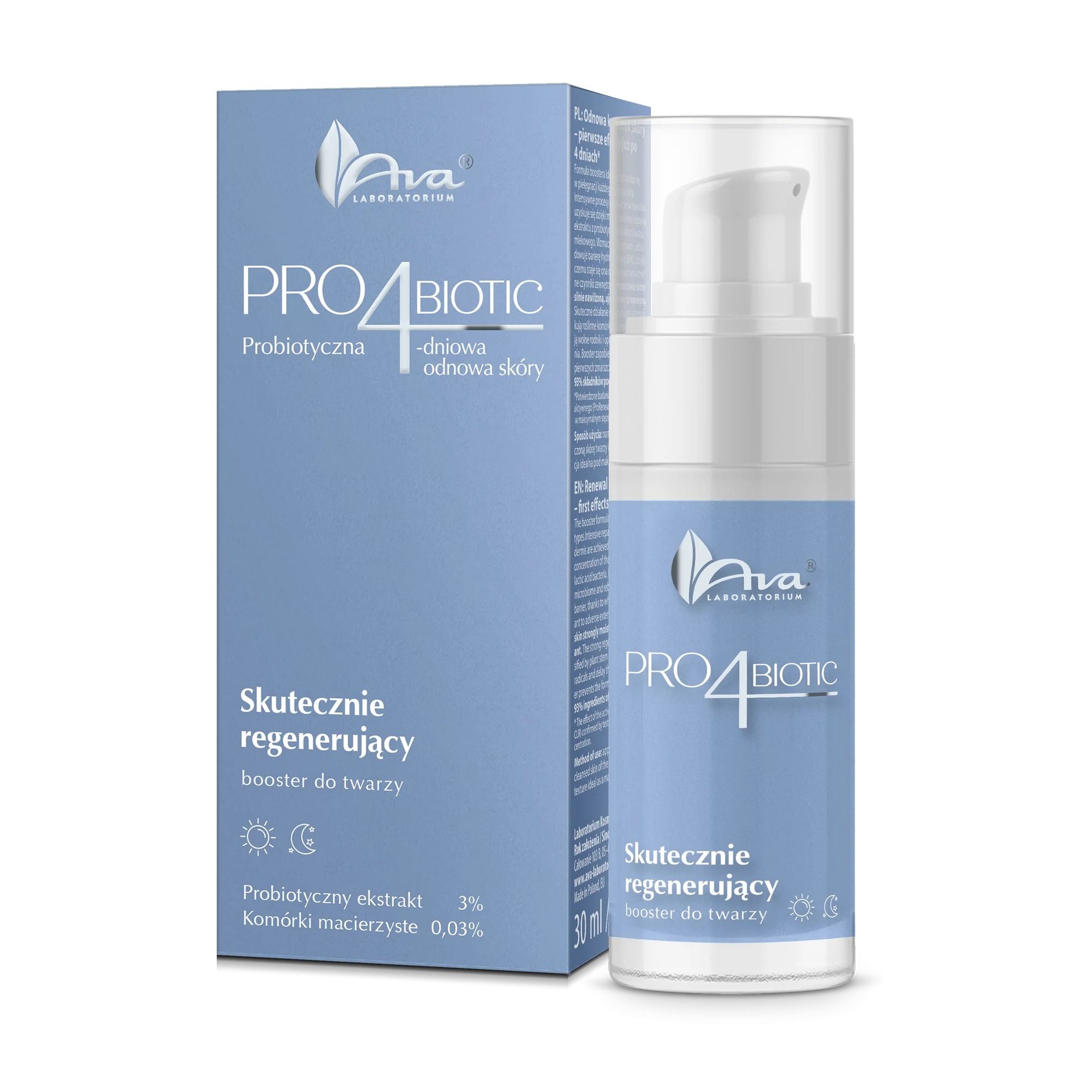 AVA Pro4Biotic Skutecznie Regenerujący Booster do Twarzy 30ml