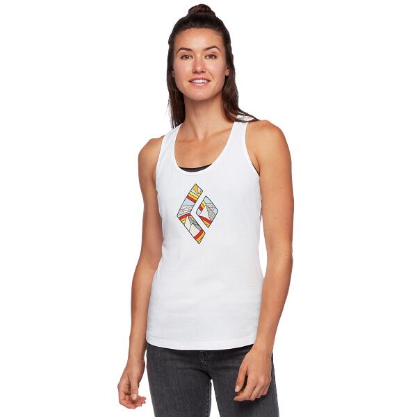 Koszulka bez rękawów Damska Black Diamond Rainbow Diamond Tank