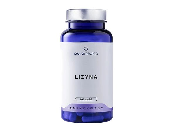 Puromedica Lizyna suplement diety 60 kaps. - witaminy i minerały