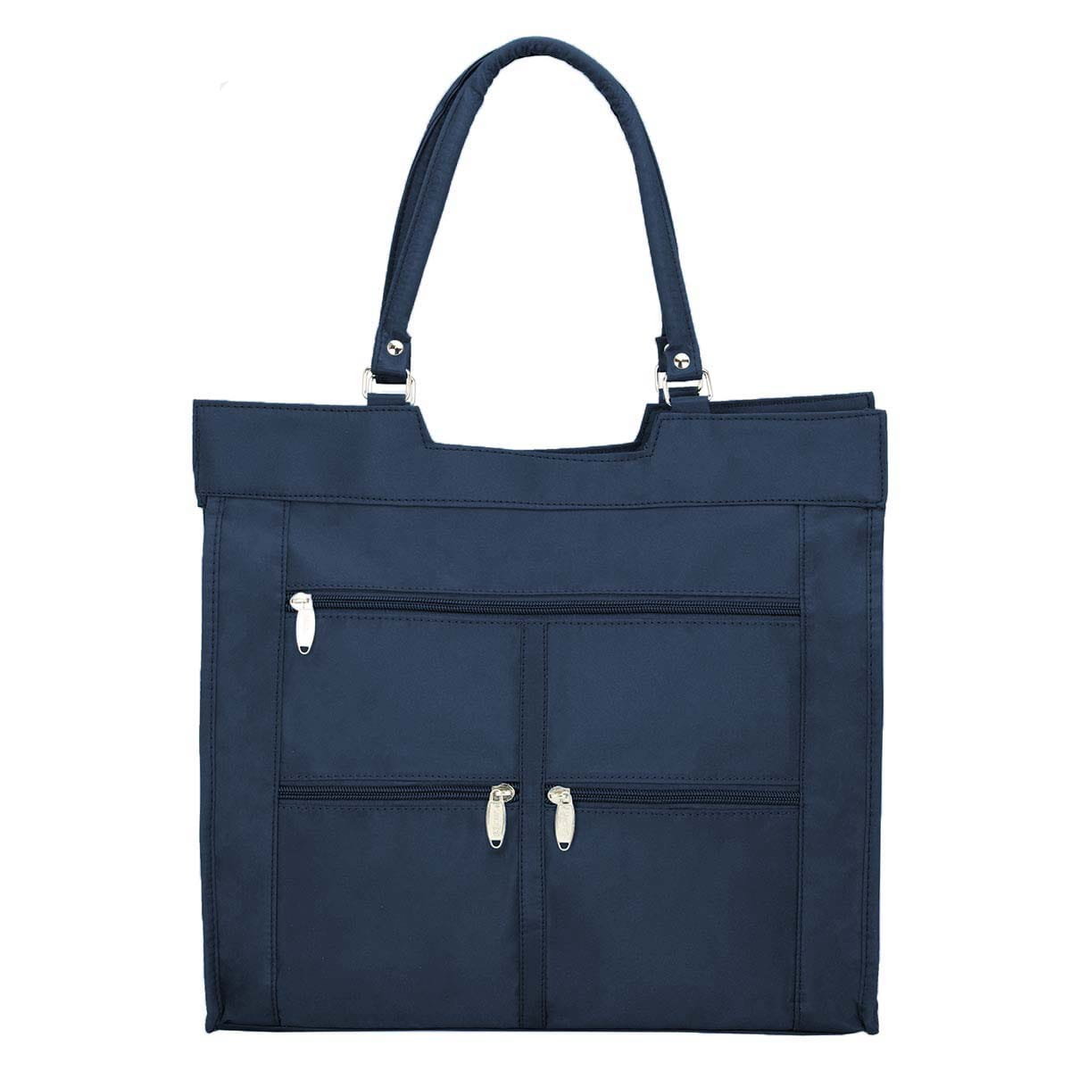 Torba zakupowa z microfibry Sanchez Casual - granatowa