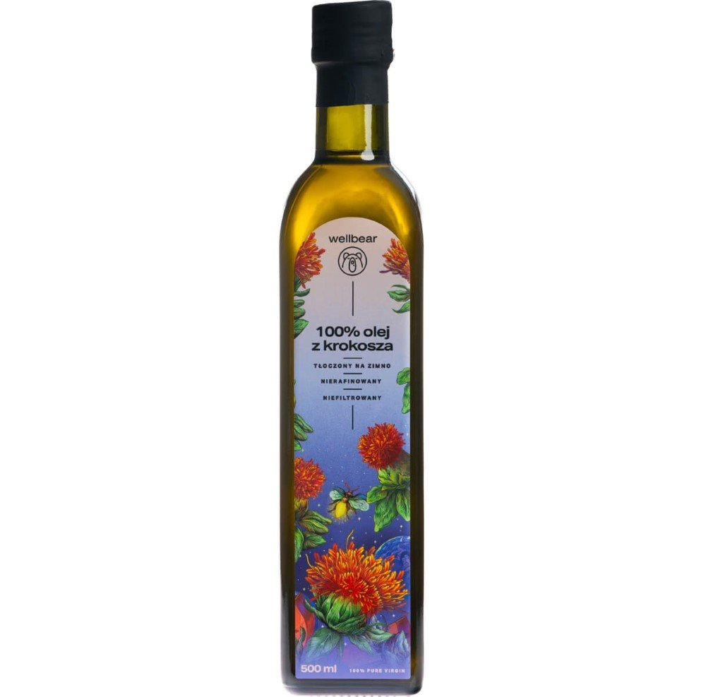 Wellbear Olej z krokosza zimnotłoczony - 500 ml