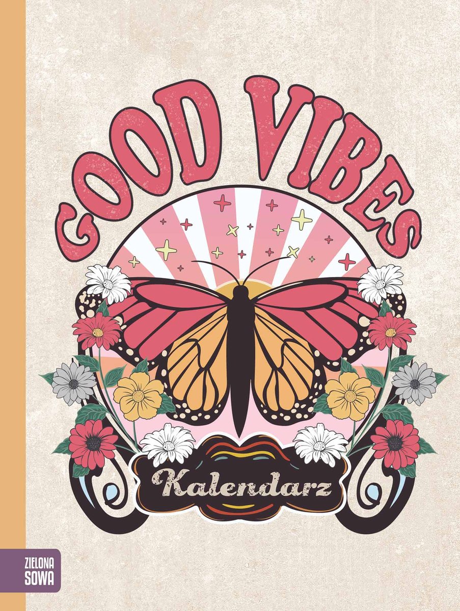Zielona Sowa, Kalendarz szkolny A5 Good vibes (73930167 )