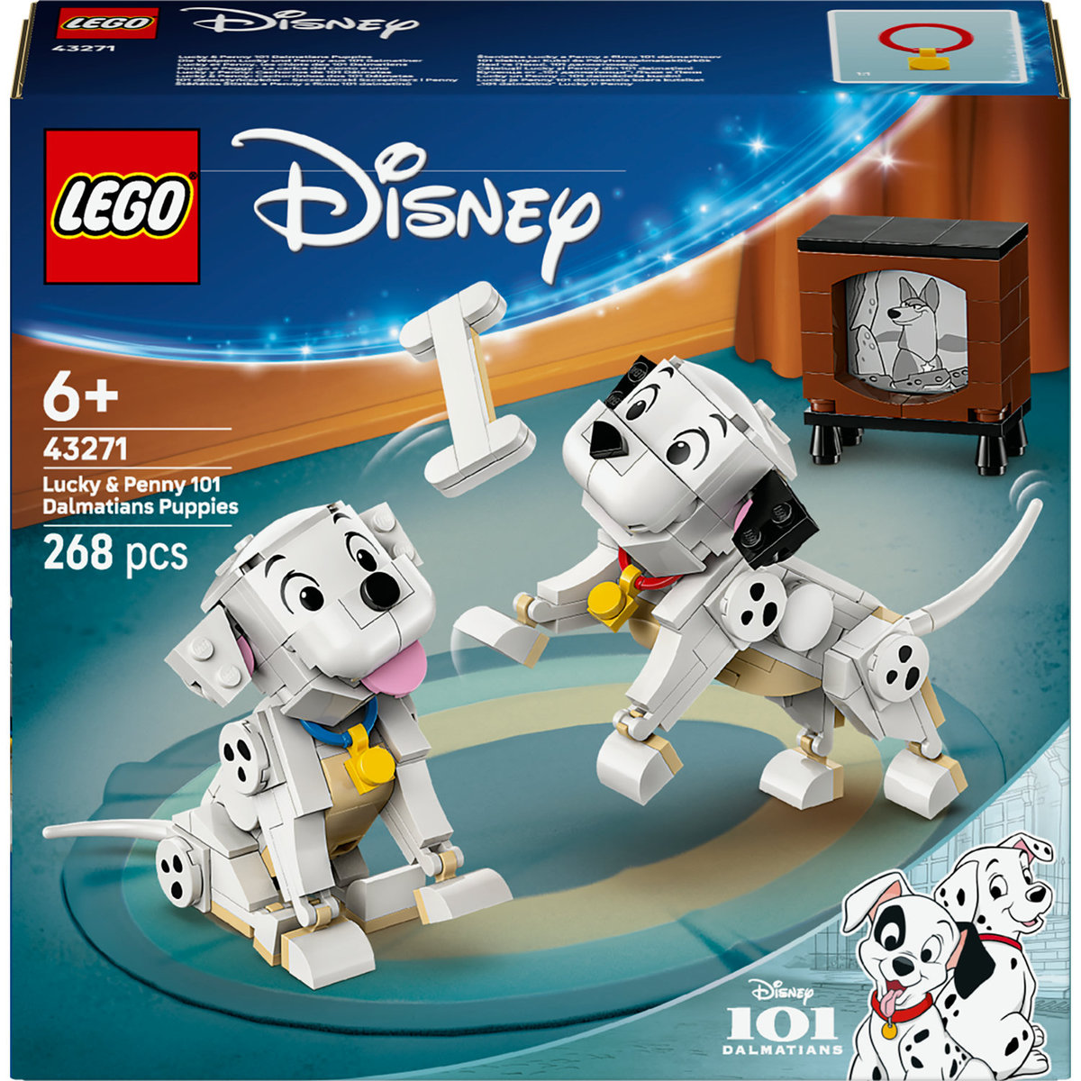 LEGO DISNEY - Psy Pieski 101 Dalmatyńczyków Penny Szczęściarz ZESTAW LEGO PREZENT DLA CHŁOPCA DZIEWCZYNKI DZIECI
