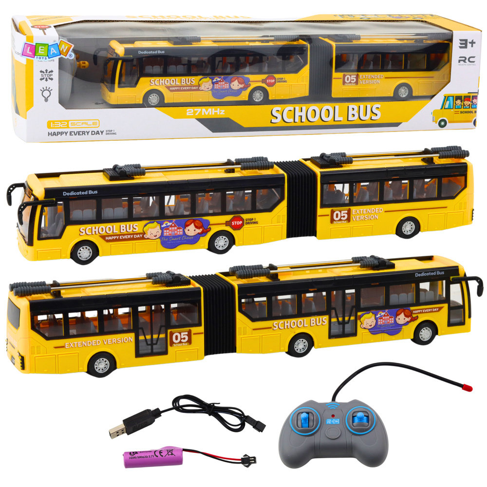 ZDALNIE STEROWANY AUTOBUS SZKOLNY TROLEJBUS PRZEGUBOWY