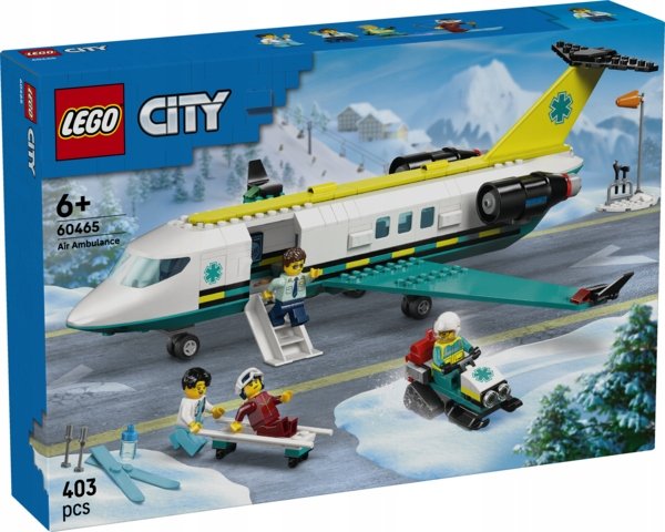 LEGO CITY - Pogotowie Samolot Ratowniczy ZESTAW LEGO PREZENT DLA CHŁOPCA DZIEWCZYNKI DZIECI