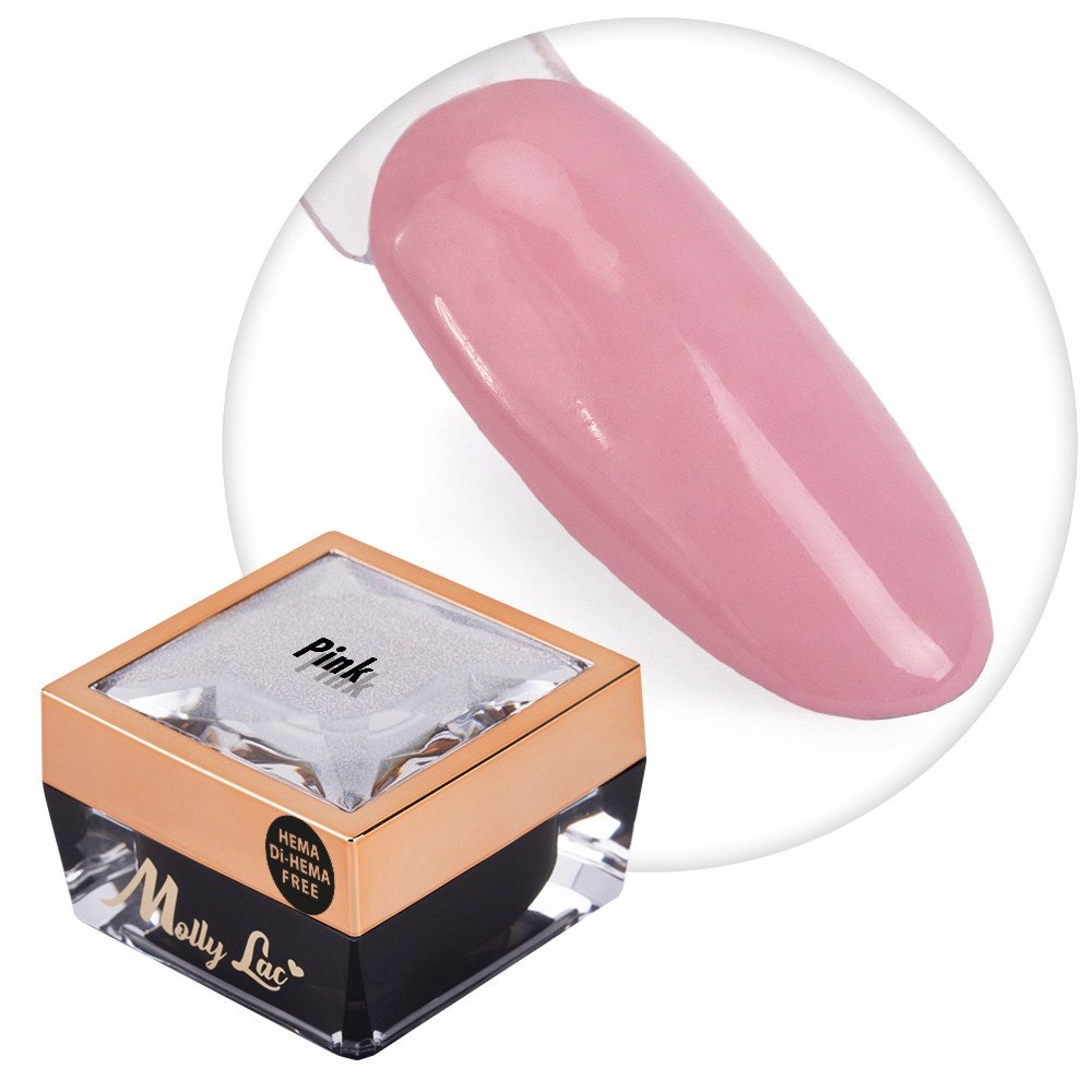 Żel do zdobień paznokci OMBRE PAINT GEL ornamenty MollyLac Pink #16