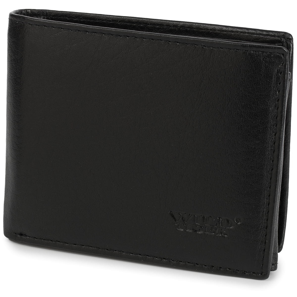 Portfel męski skórzany Wild Tiger czarny