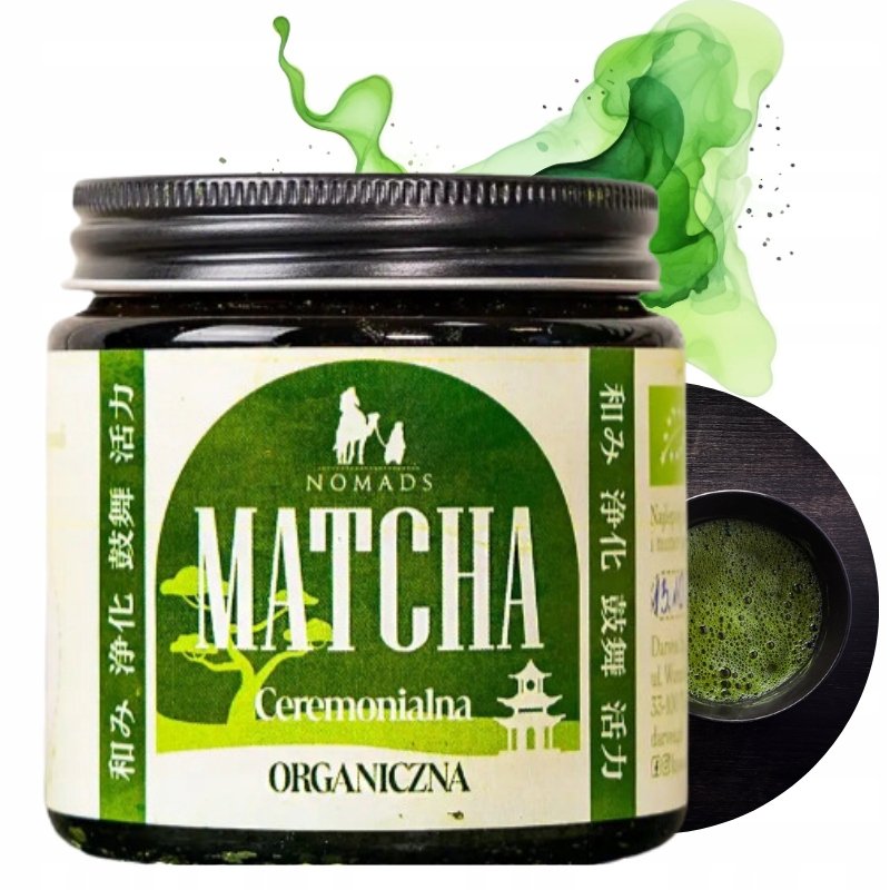 CERTYFIKOWANA CEREMONIALNA MATCHA organiczna keto detoks japońska premium