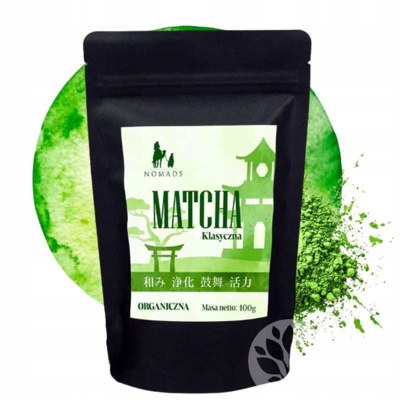 Herbata matcha klasyczna certyfikowana Darvea Nomads 100 g