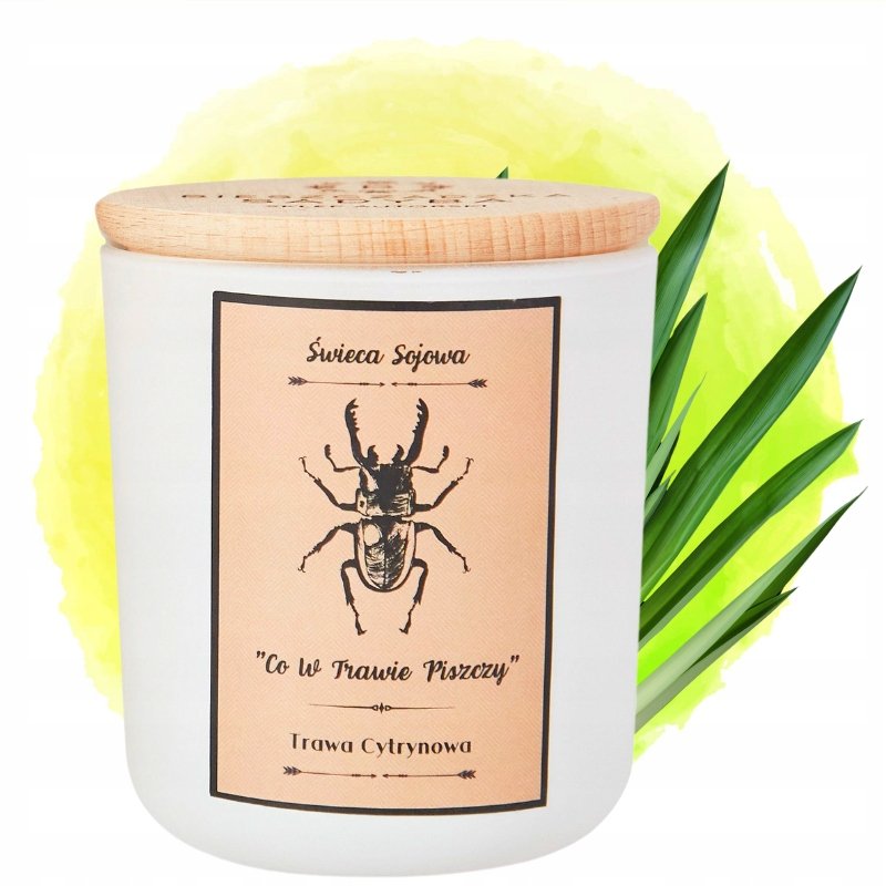ŚWIECA ZAPACHOWA NA OWADY naturalna odstraszająca owady Bieszczadzka Sadyba