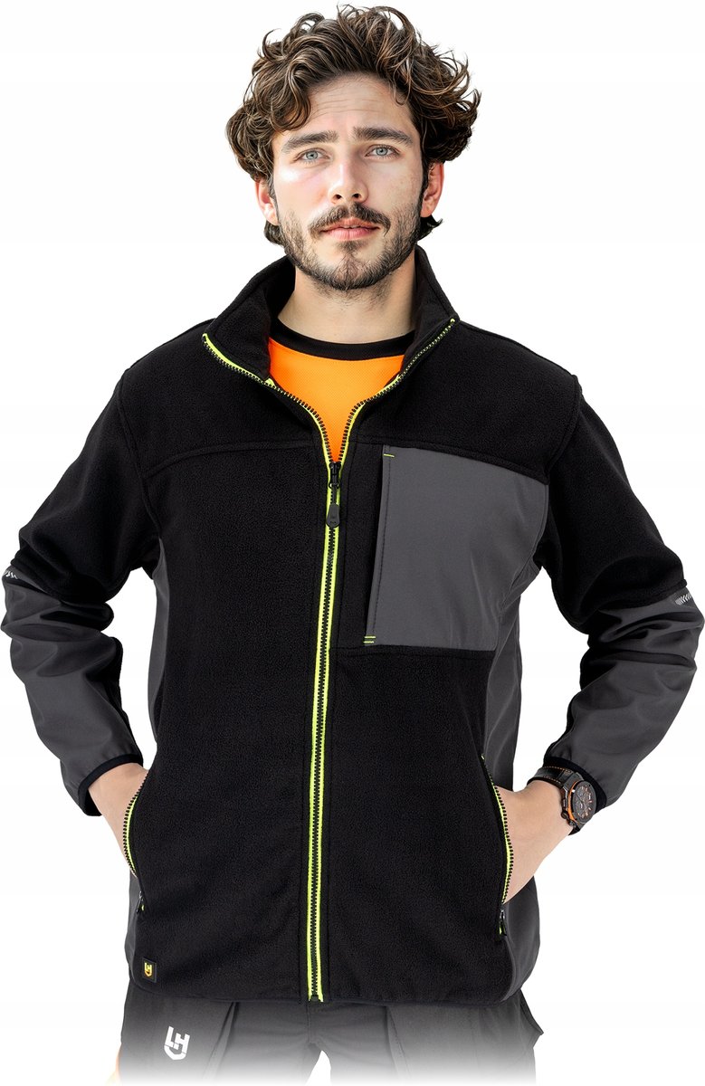 Bluza ochronna polarowa, męska LH-POLSHELL BY r. 3XL
