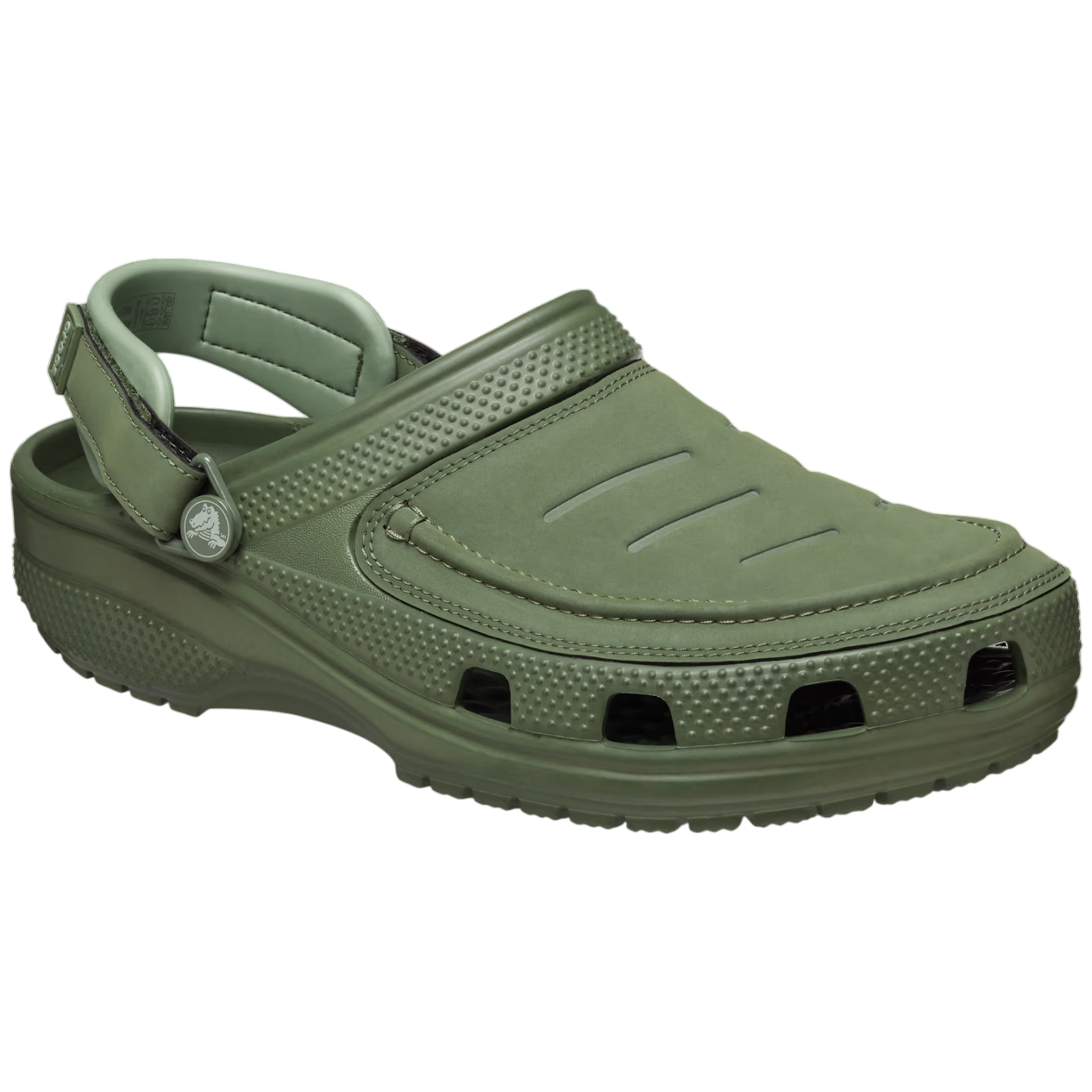 Klapki męskie Crocs Yukon Vista II LR Clog M Rozmiar butów (UE): 41-42 / Kolor: ciemnozielony