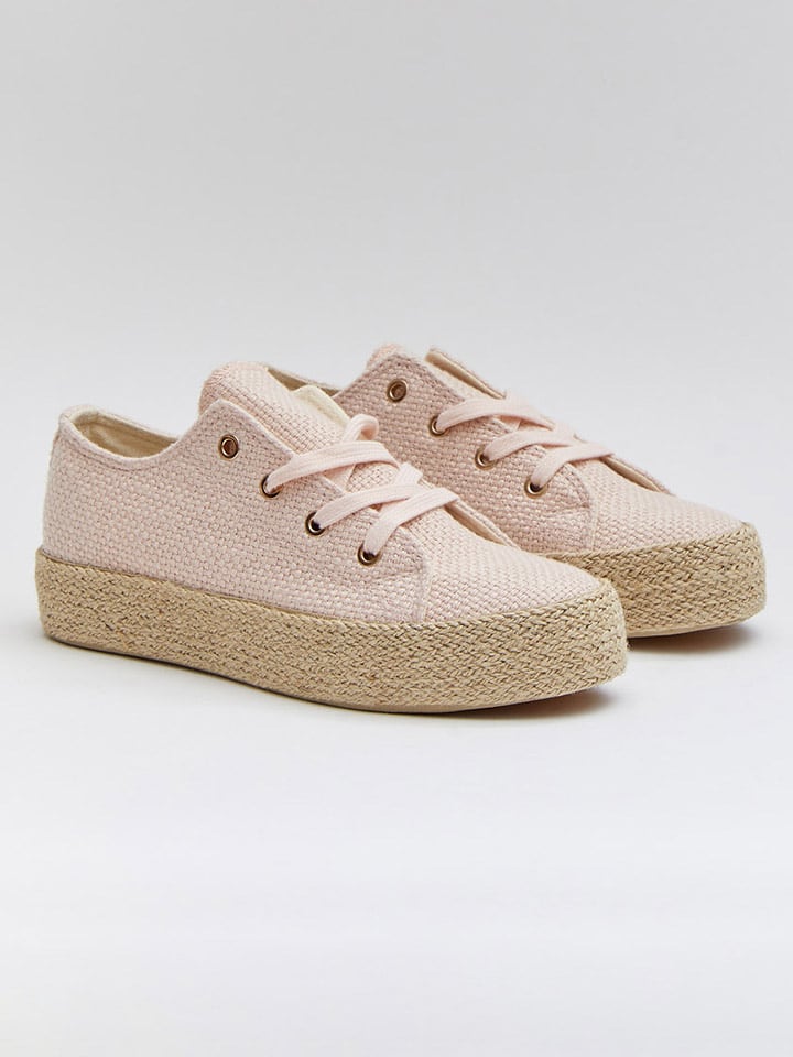 Bellucci Espadryle w kolorze jasnoróżowym