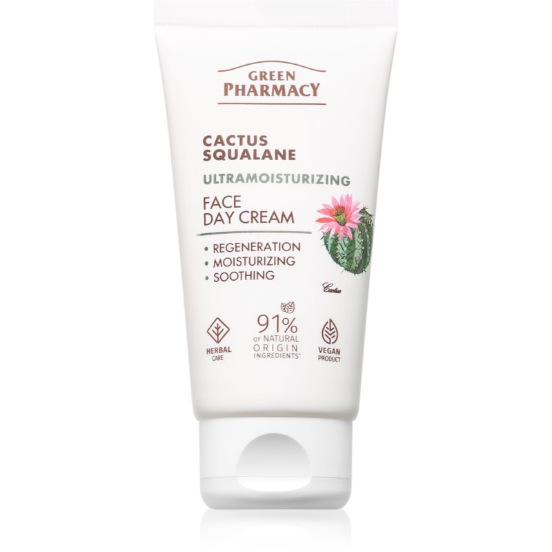 Green Pharmacy Cactus & Squalane Day Face Cream krem nawilżający na dzień 50 ml
