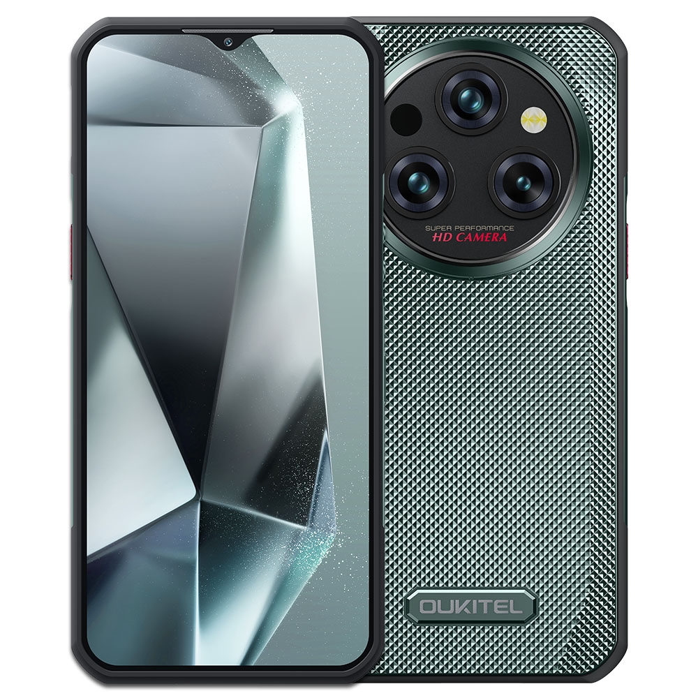 OUKITEL WP35 Pro Rugged Phone 12/512GB zielony