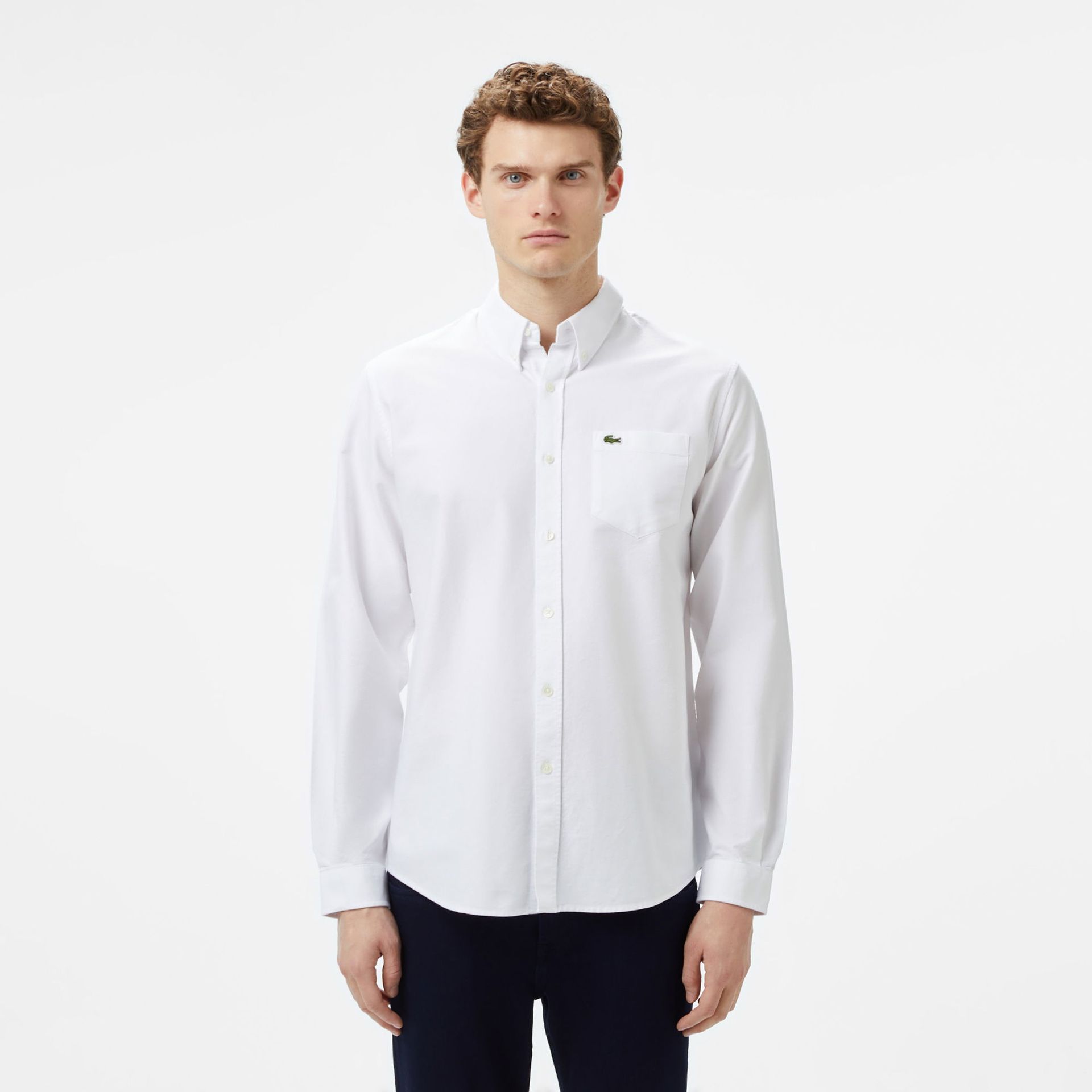 Lacoste Erkek Regular Fit Beyaz Gömlek