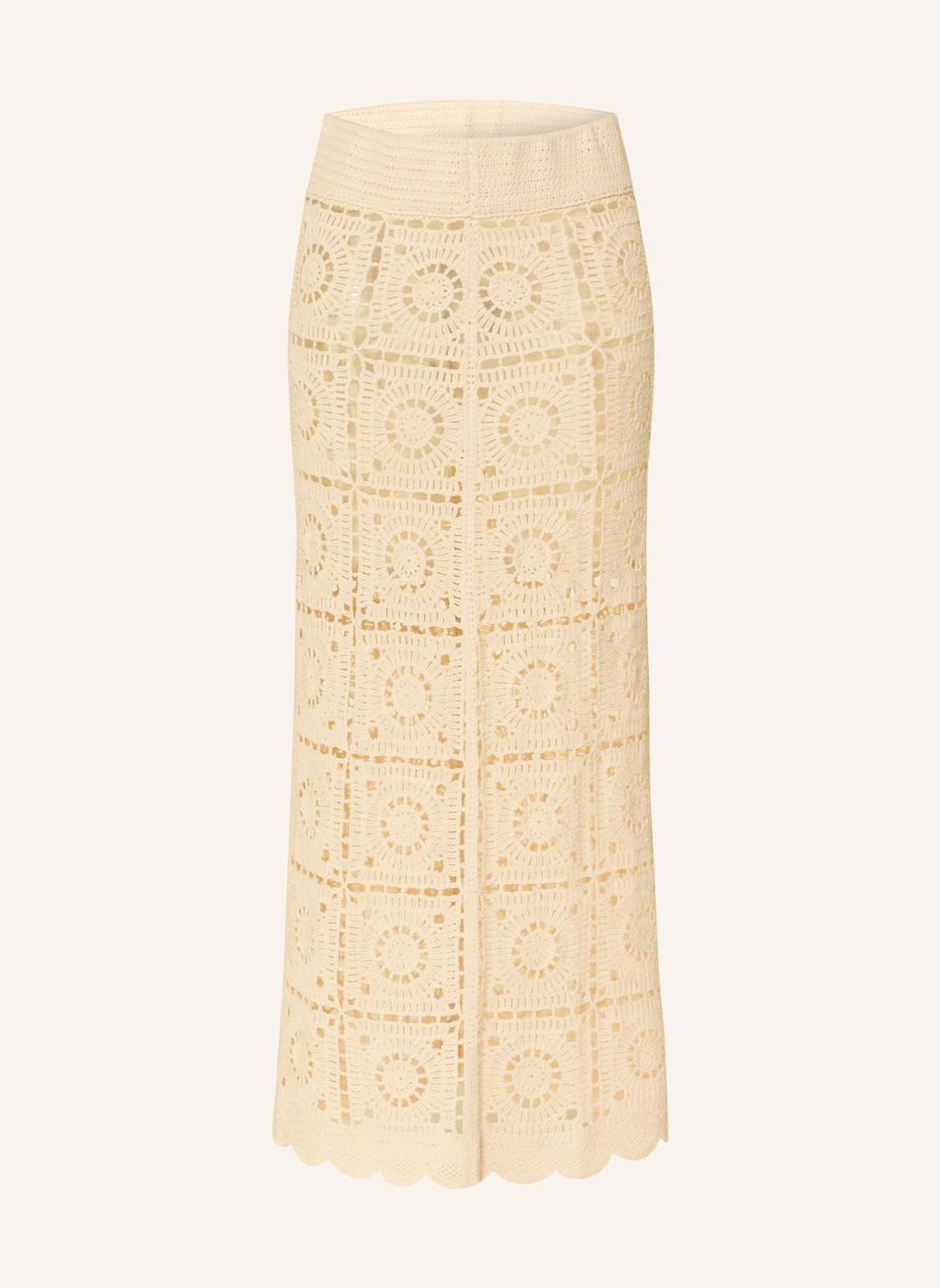 Malina Spódnica Szydełkowa Kahlo weiss