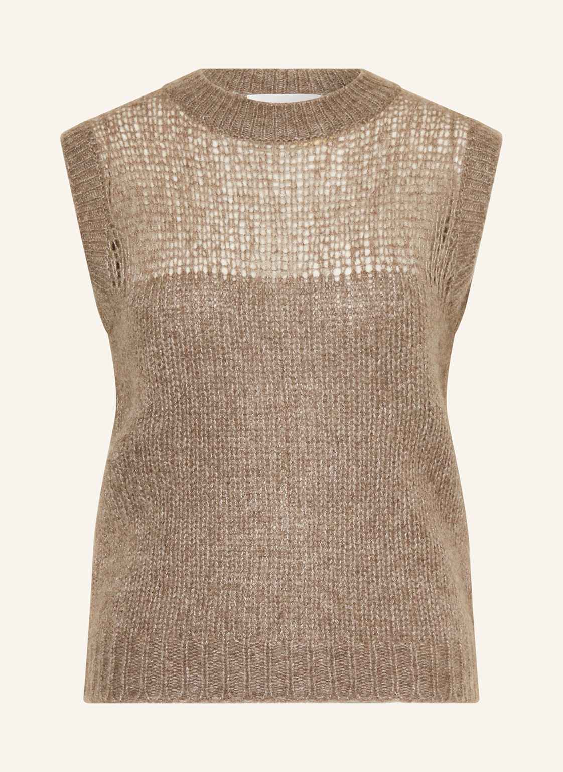 Lisa Yang Top Z Dzianiny Darcia Z Kaszmiru beige