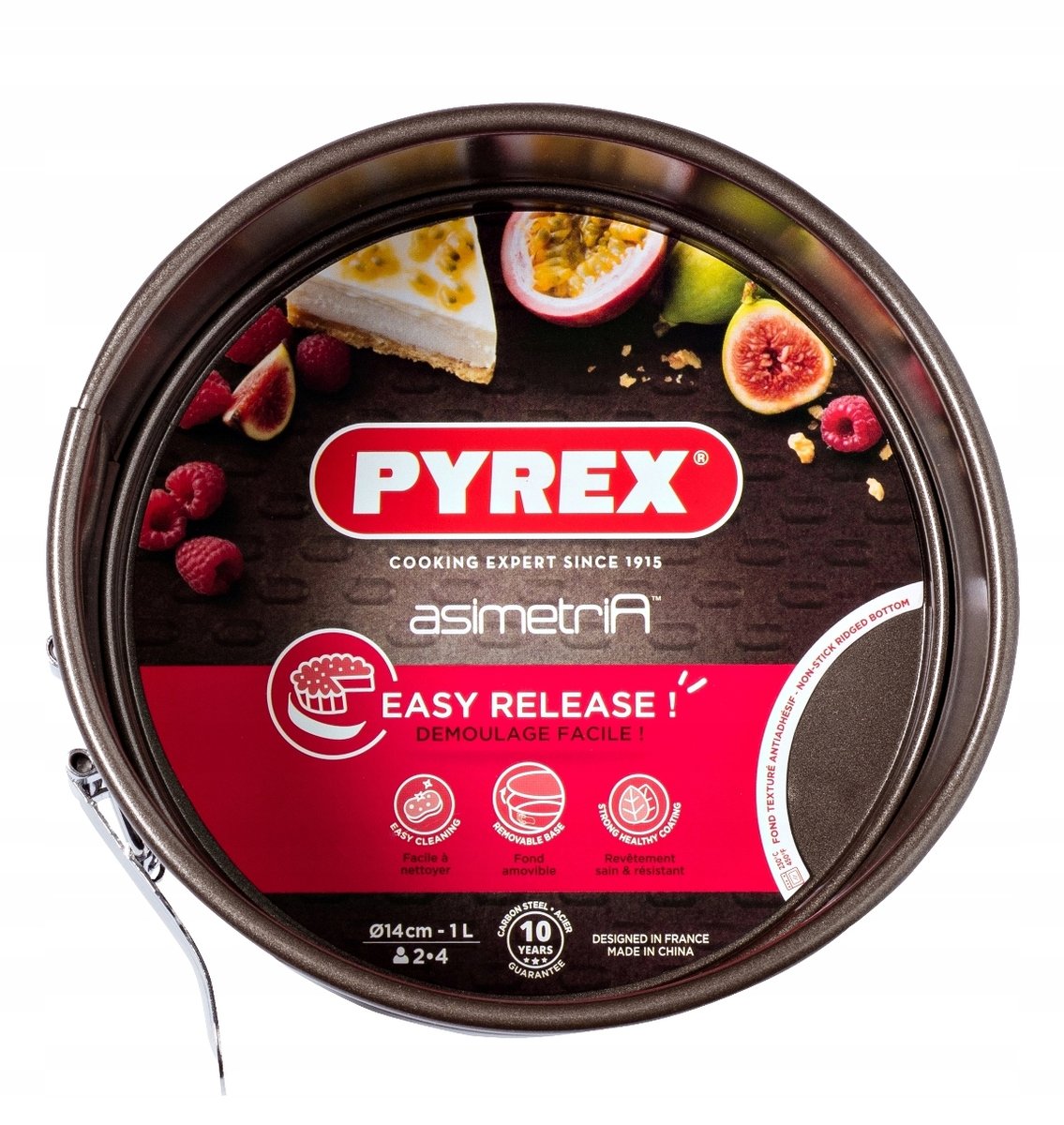 Forma blacha tortownica okrągła Asimetria Pyrex 14 cm