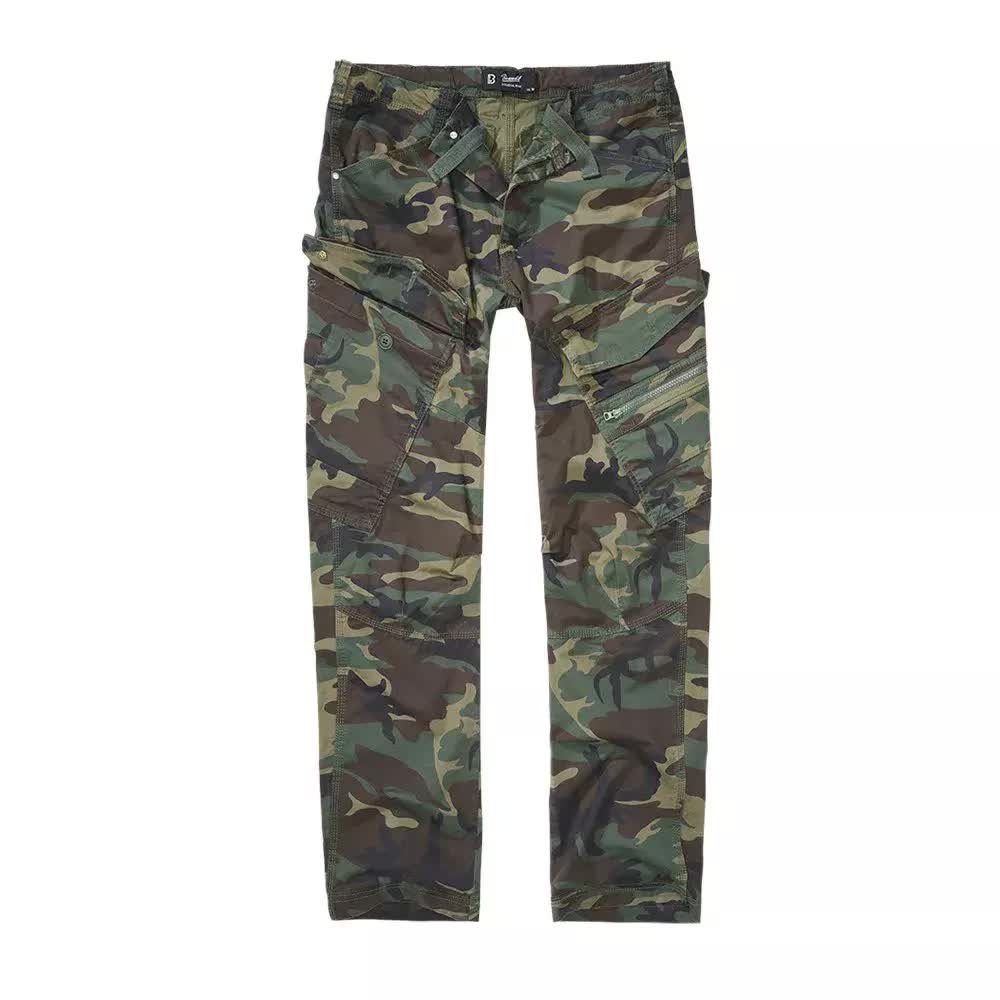 spodnie bojówki ADVEN TROUSERS SLIM FIT woodland-XL