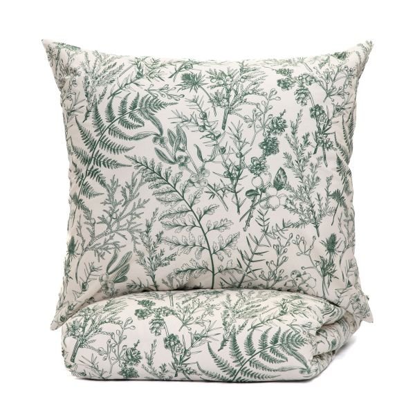 HOMLA POŚCIEL LILIANE ESSENTIALS z mikrofibry w liście 220x200 + 2*70x80 cm