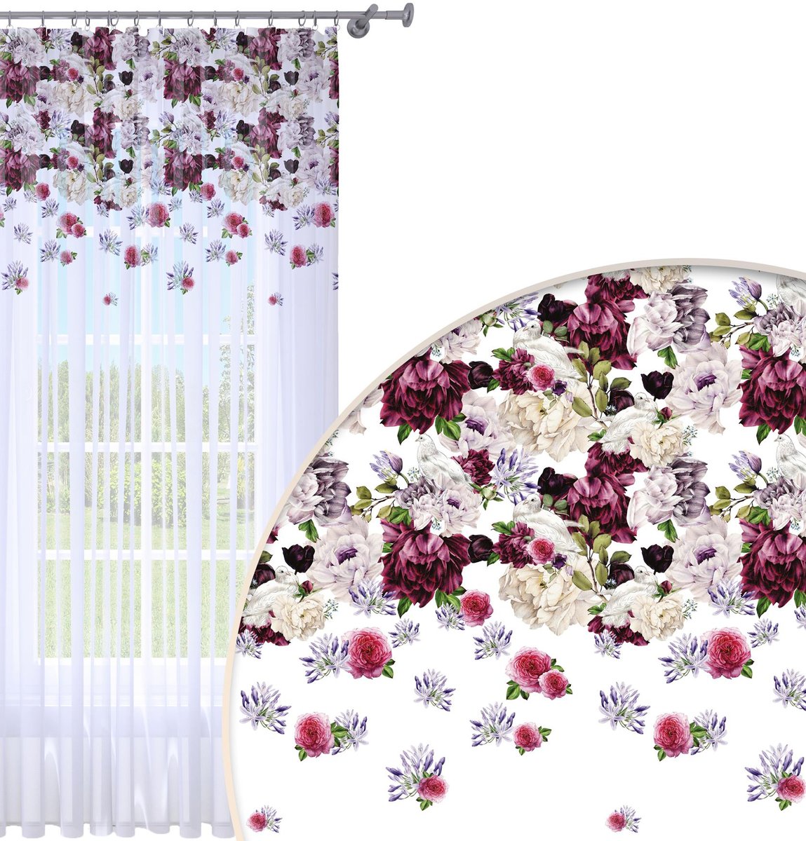 FIRANA GOTOWA 140x240 WOAL BARWIONA WZÓR NA ŻABKI 080