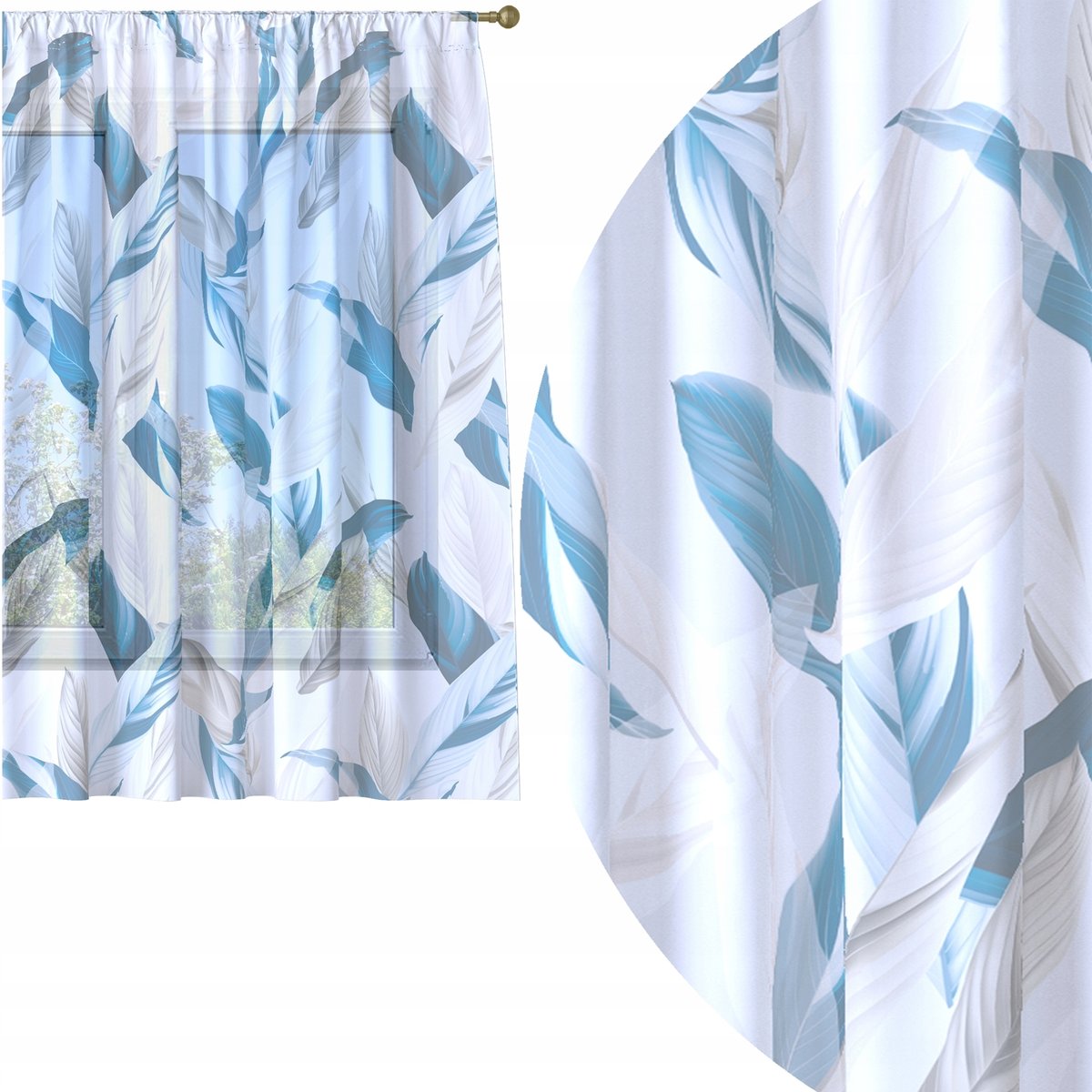 FIRANA GOTOWA 400x150 WOAL BARWIONA WZÓR NA ŻABKI 052