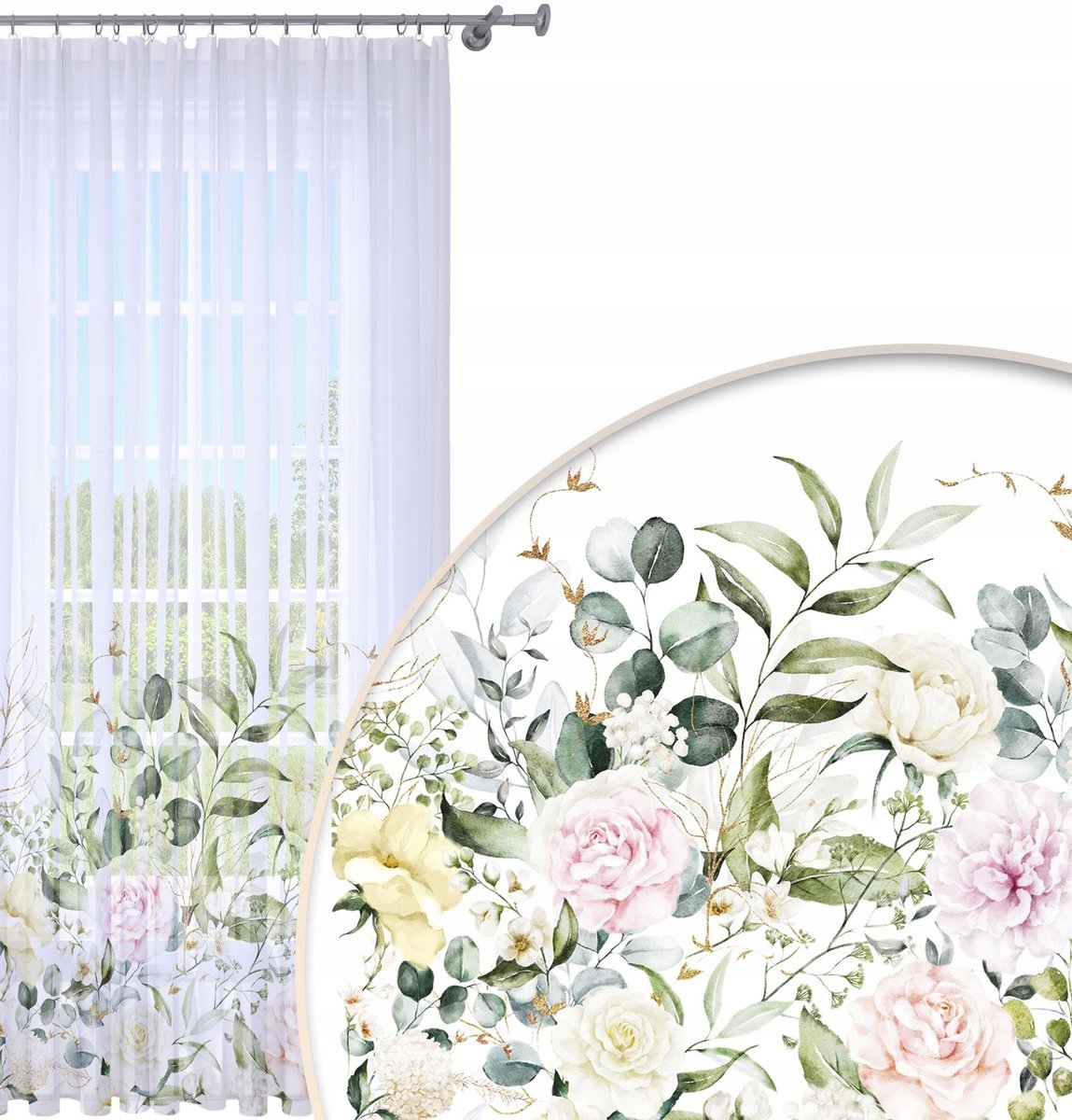 FIRANA GOTOWA 140x250 WOAL BARWIONA WZÓR NA ŻABKI 123