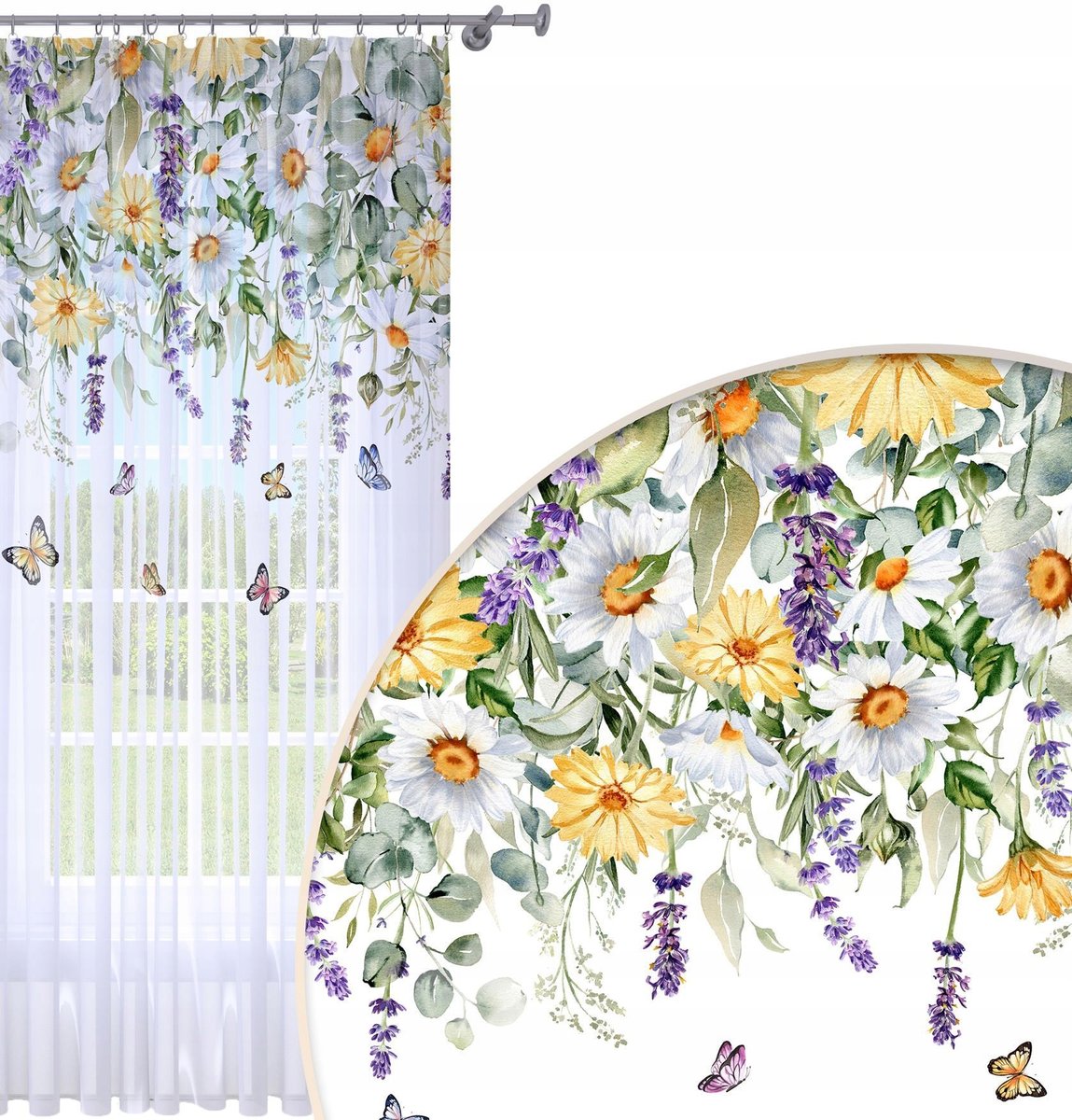 FIRANA GOTOWA 140x240 WOAL BARWIONA WZÓR NA ŻABKI 807