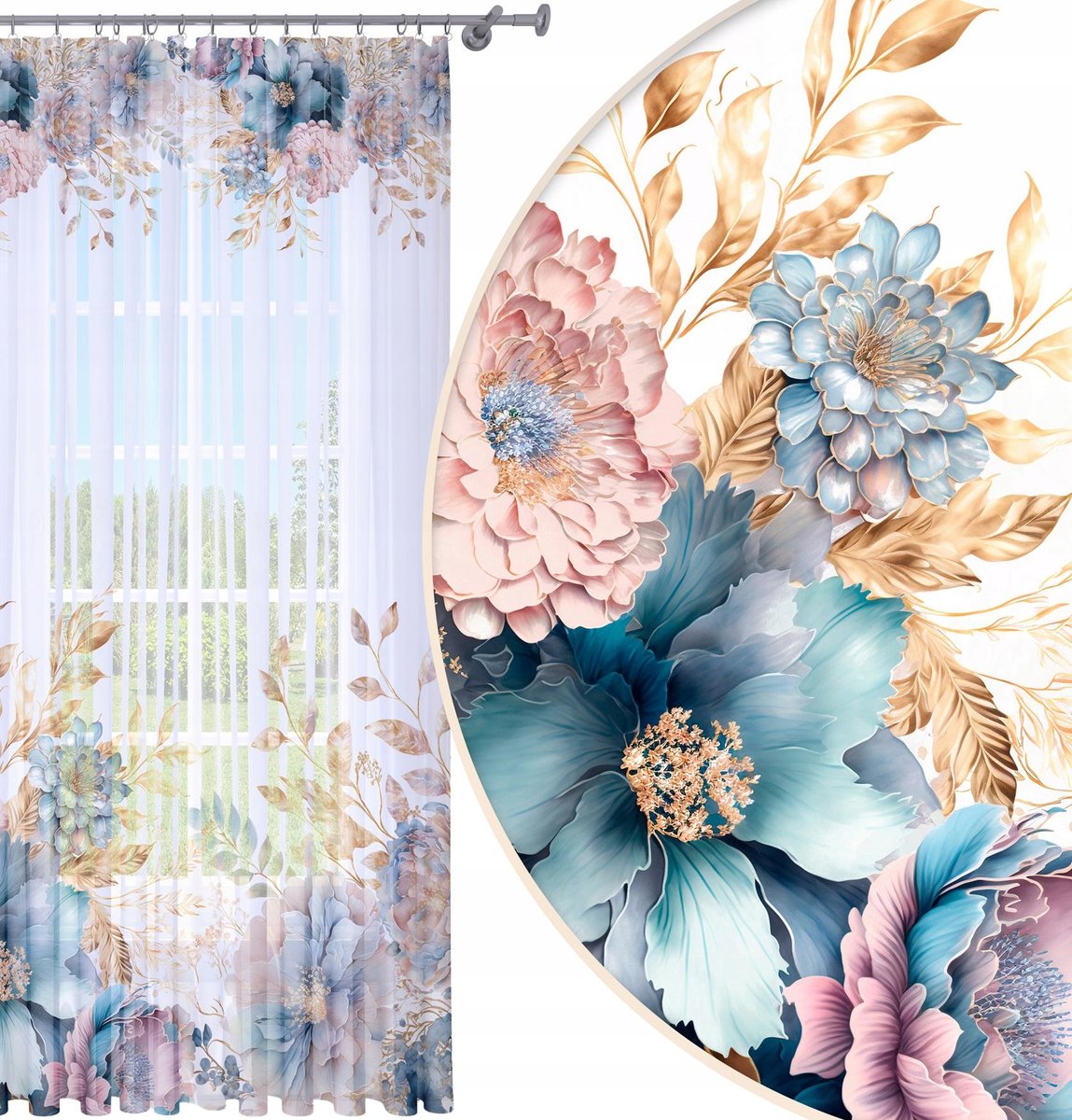 FIRANA GOTOWA 140x250 WOAL BARWIONA WZÓR NA ŻABKI 150