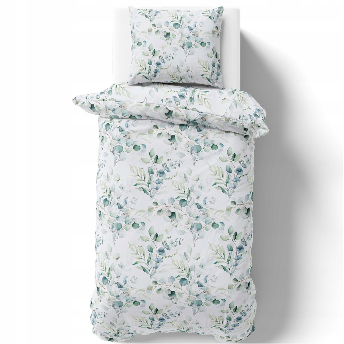 POŚCIEL KOMPLET POŚCIELI 140X200 CM POSZEWKI ZESTAW POLSKA WZÓR LIŚCIE 073