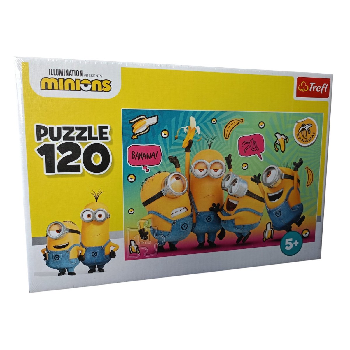 Puzzle Minionek z bananem Universal Minions 120 elementów