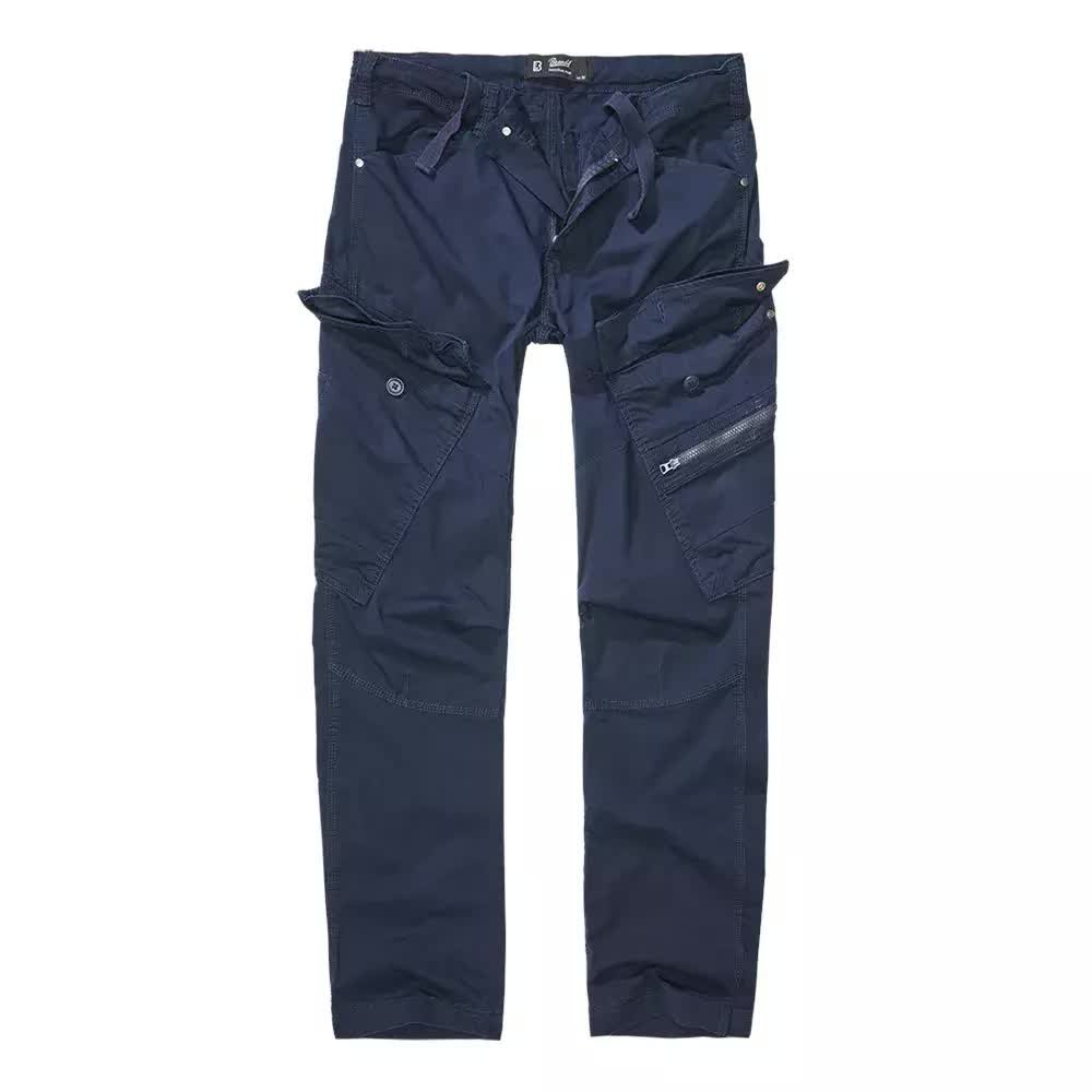 spodnie bojówki ADVEN TROUSERS SLIM FIT navy-XXL