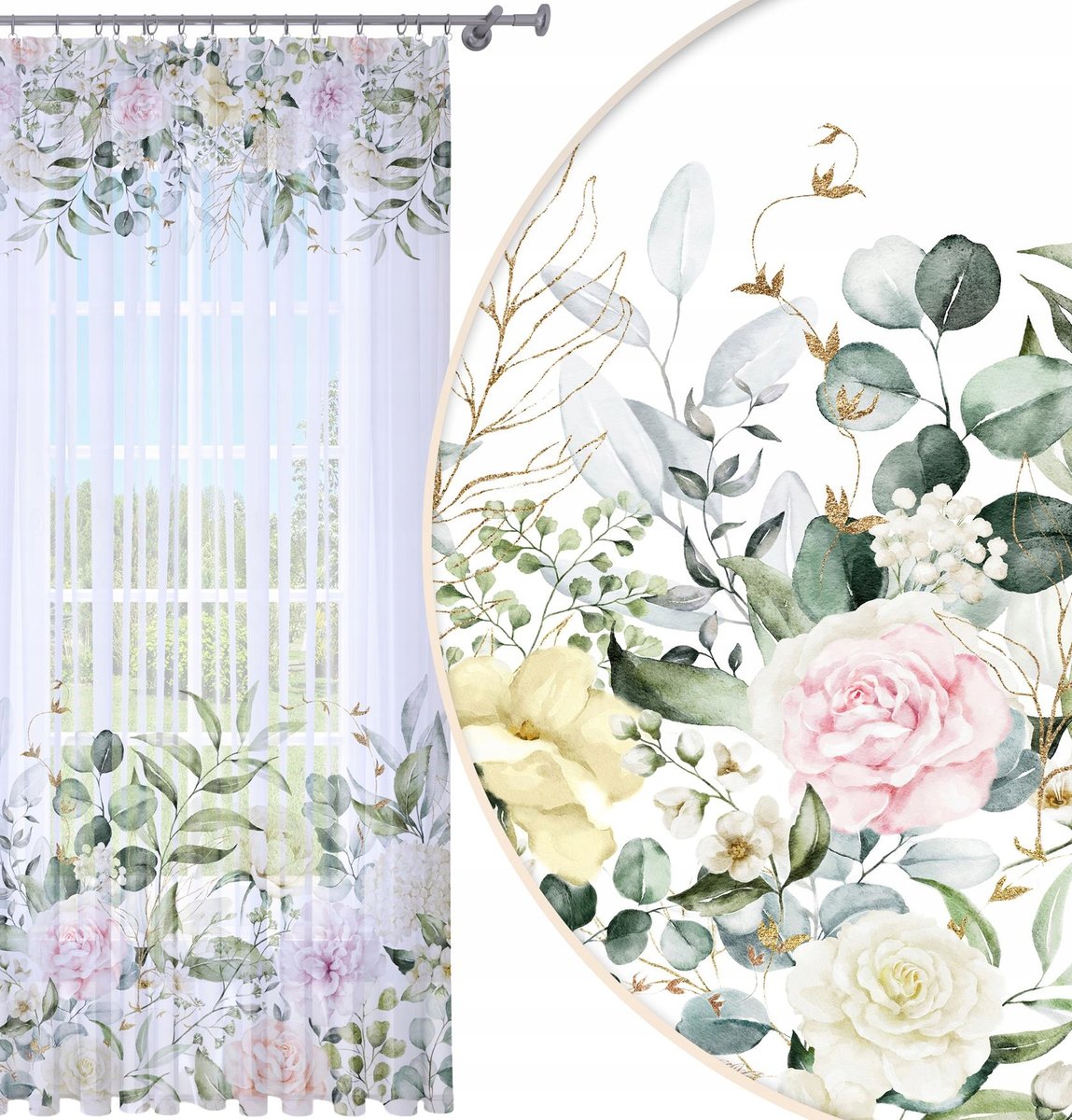 FIRANA GOTOWA 140x250 WOAL BARWIONA WZÓR NA ŻABKI 123