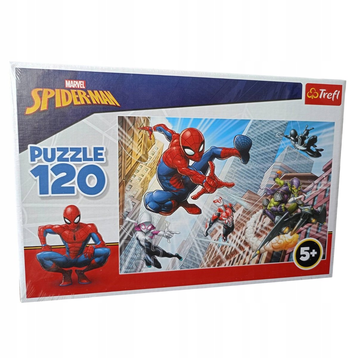 Puzzle Spiderman strzela siecią 120 elementów