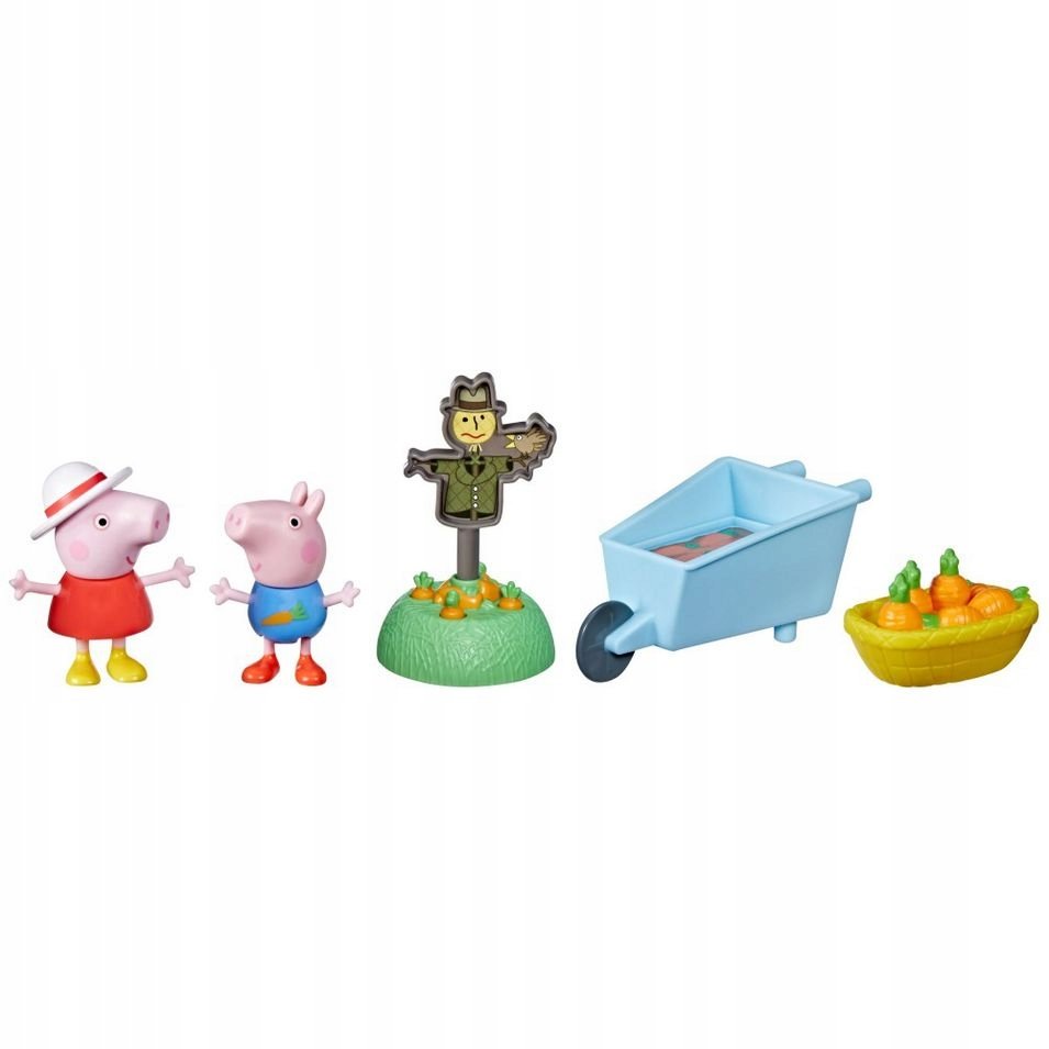 ŚWINKA PEPPA ZESTAW OGÓRD + 2x FIGURKA BROWN BOX
