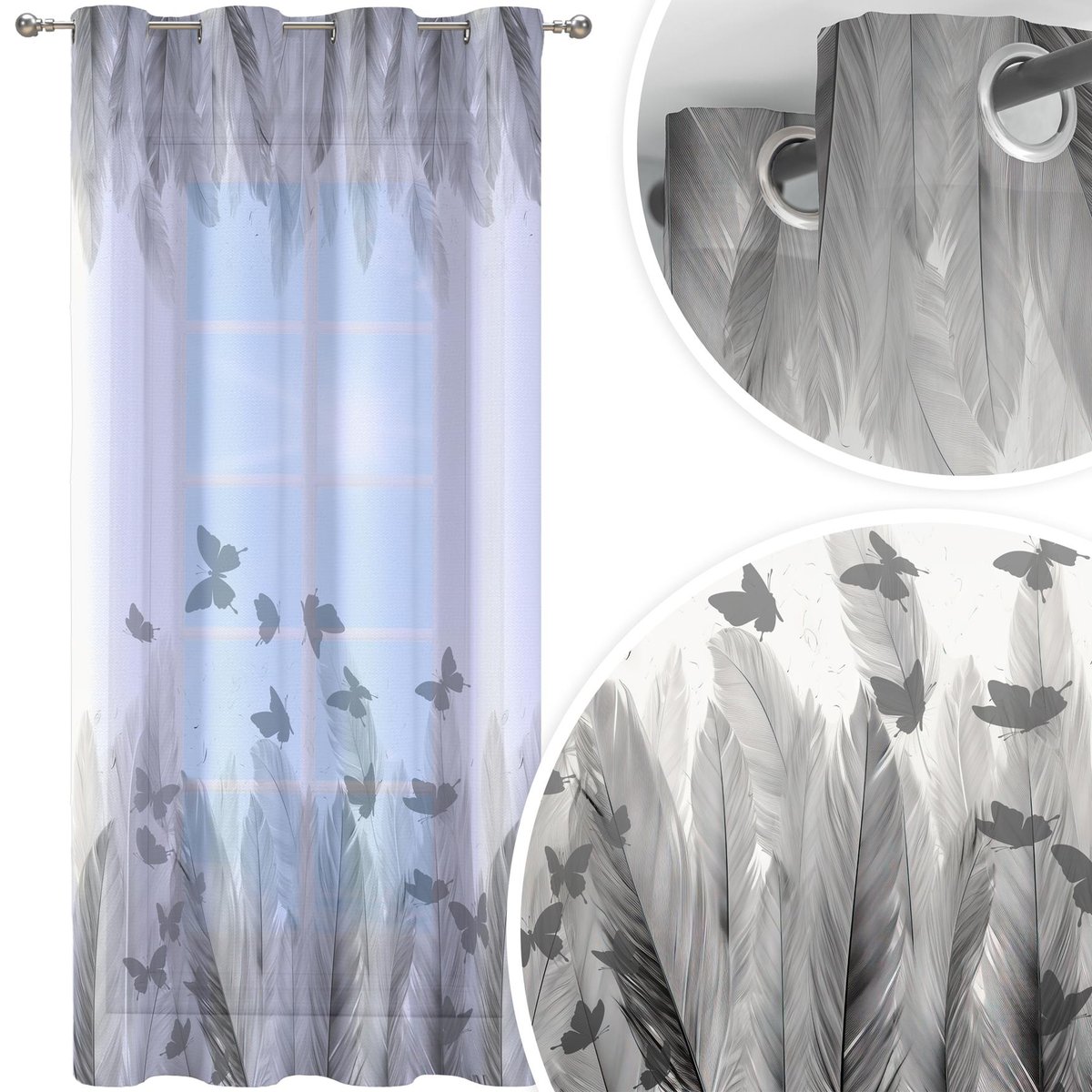 FIRANA GOTOWA 140x250 WOAL BARWIONA WZÓR PRZELOTKI 199