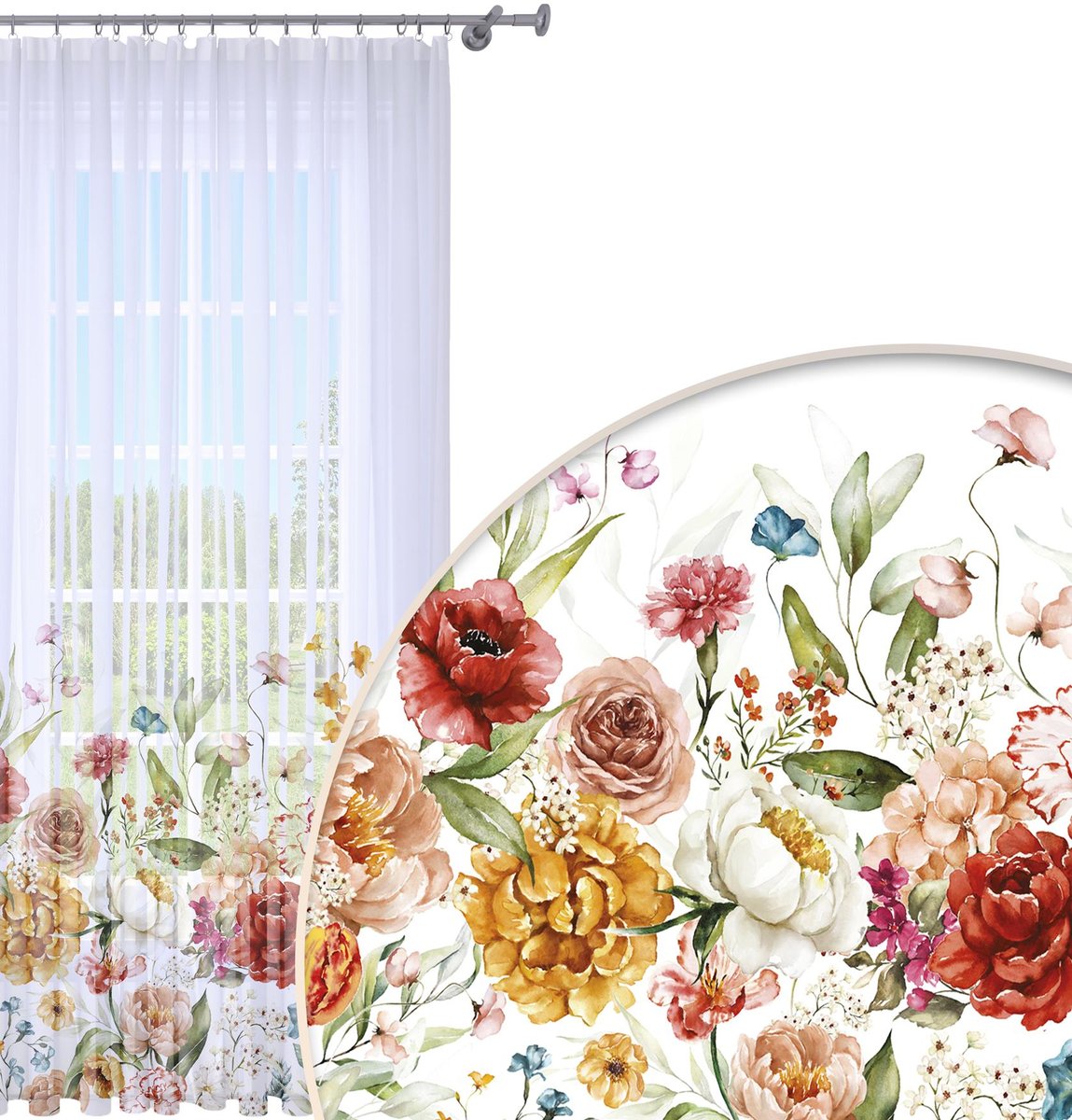 FIRANA GOTOWA 140x250 WOAL BARWIONA WZÓR NA ŻABKI 124