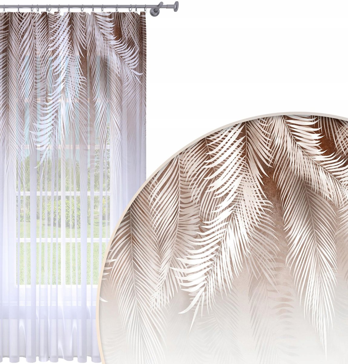 FIRANA GOTOWA 140x250 WOAL BARWIONA WZÓR NA ŻABKI 192